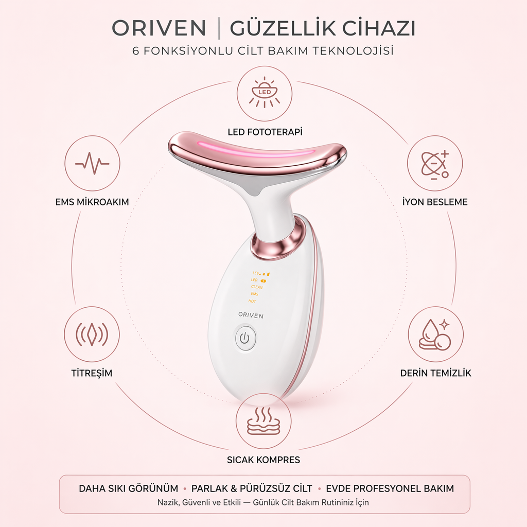 Oriven™ Kırışıklık Giderici Cilt Bakım Cihazı